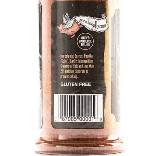 Rendezvous Seasoning - Dry Rub - label 2